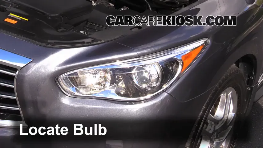 2013 Infiniti JX35 3.5L V6 Lights Parking Light (replace bulb)